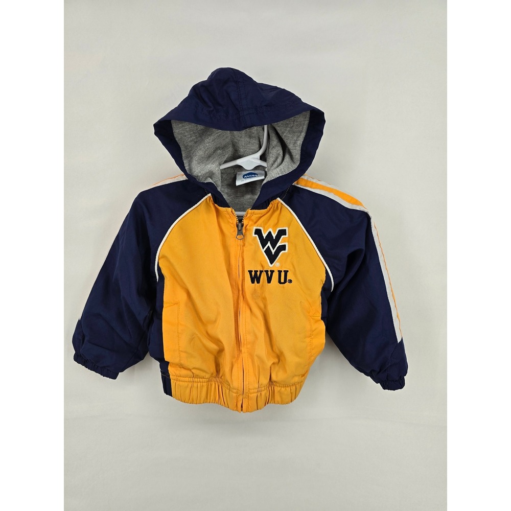 NCAA Outerstuff West‎ Virginia University WVU Windbreaker Jacket Kids 24 Months